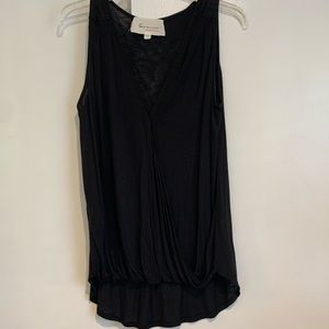 Vince Camuto black wrap tank top - size small